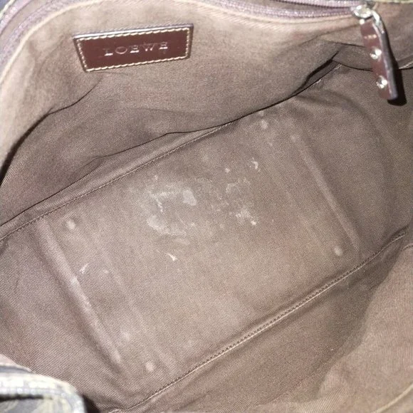 LOEWE Hand Bag Brown PVC 3028283